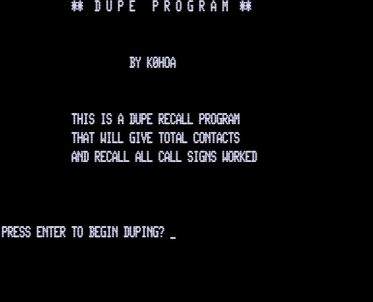 Screen shot
